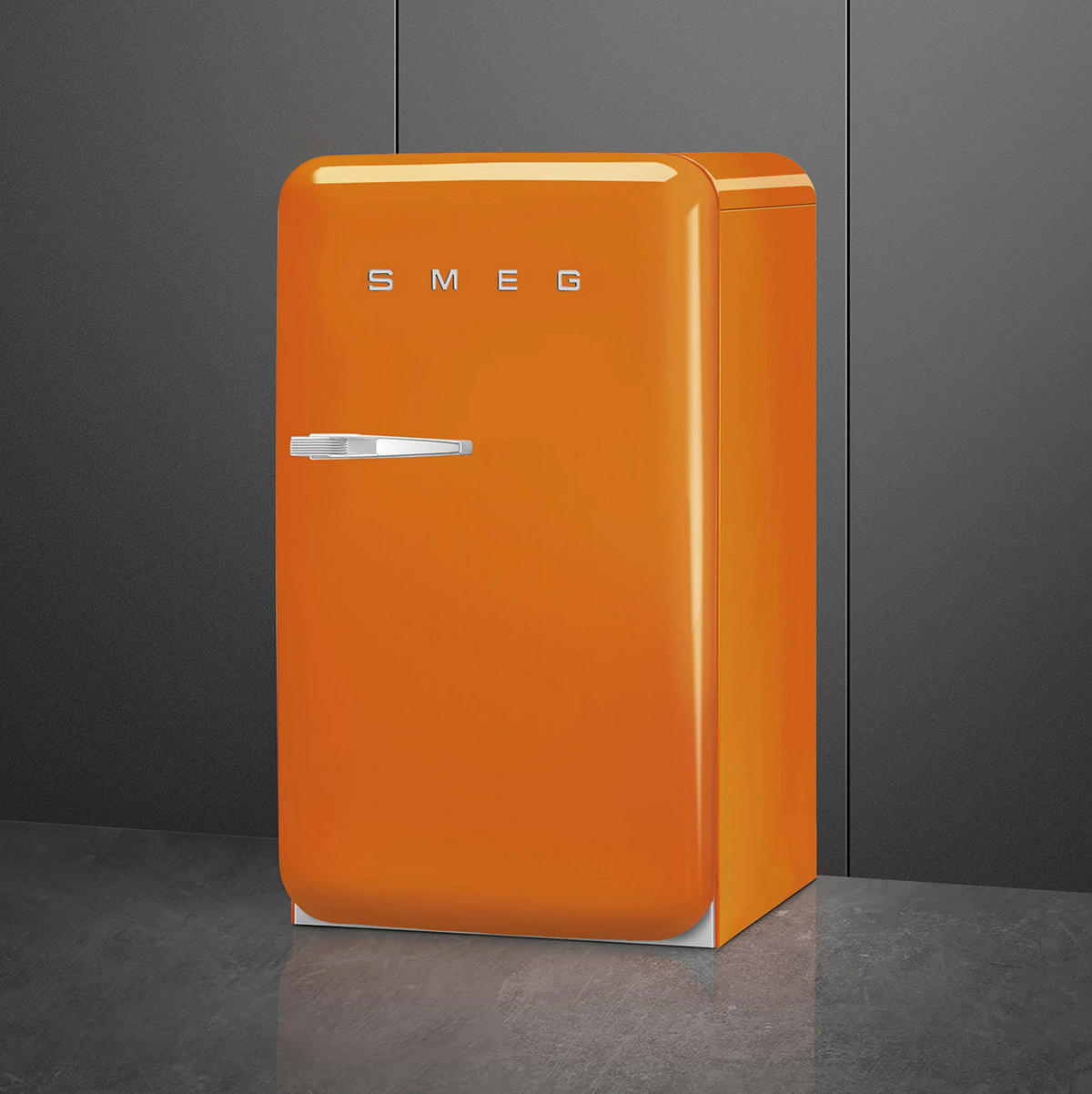 KÜHLSCHRANK 54,5/97-98/70,1 cm FAB10ROR6  - Orange, Basics, Glas/Metall (54,5/97-98/70,1cm) - SMEG