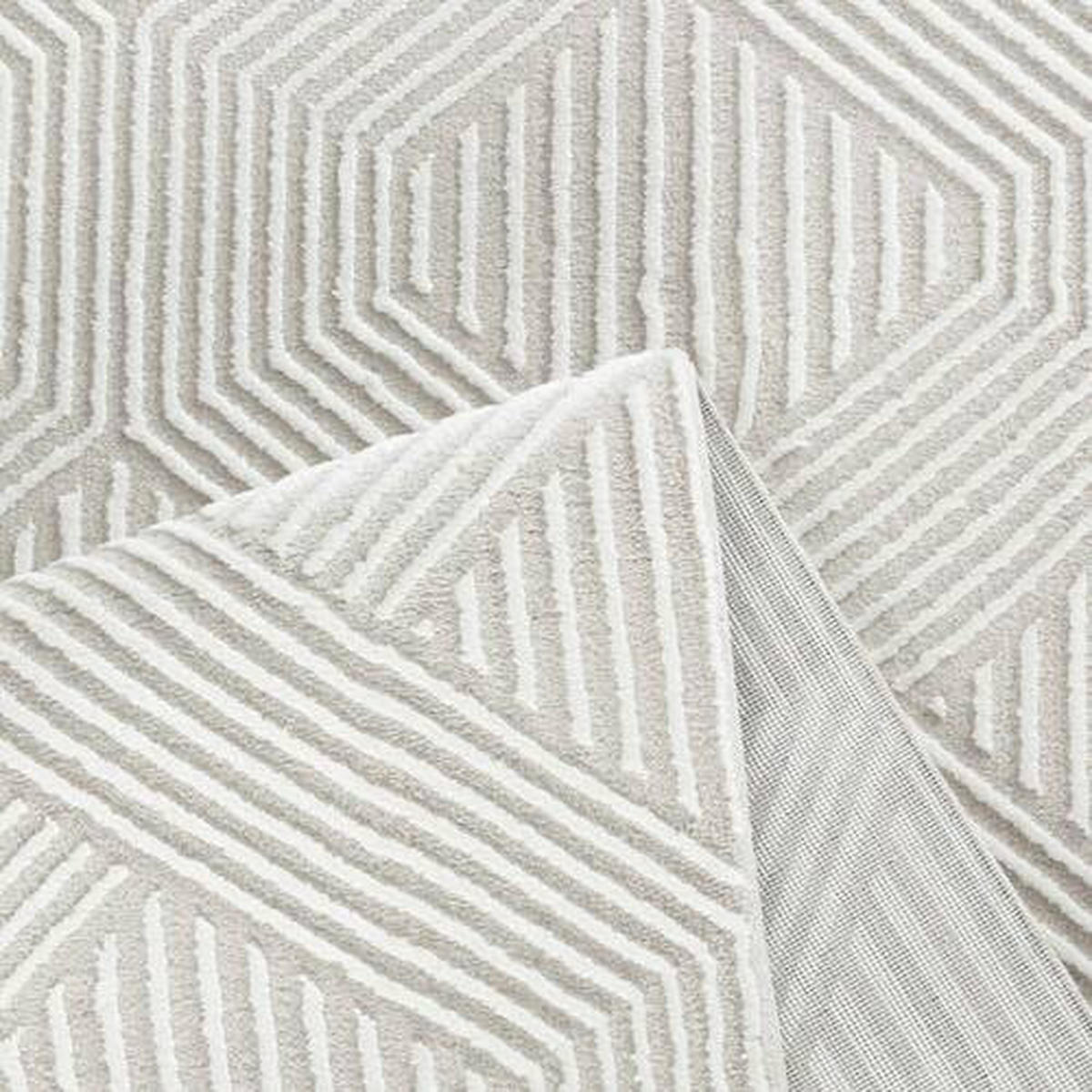 WEBTEPPICH 80/150 cm GLORY Creme  - Creme, Basics, Textil (80/150cm)