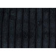 RELAXLIEGE in Cord Schwarz  - Schwarz, Design, Textil/Metall (87/93/188cm) - Xora