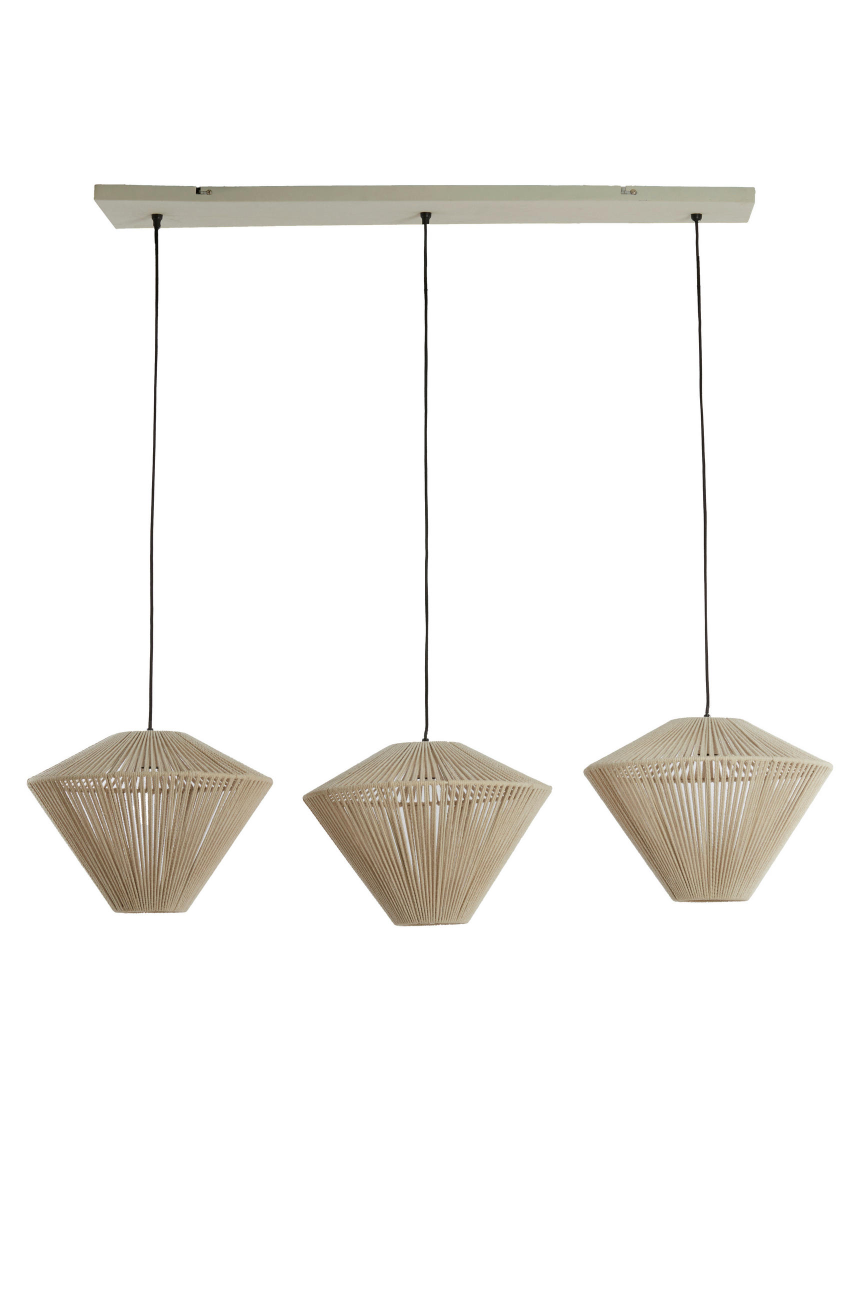 HÄNGELEUCHTE Felida 120/42/130 cm   - Weiß, Design, Metall (120/42/130cm) - Light & Living