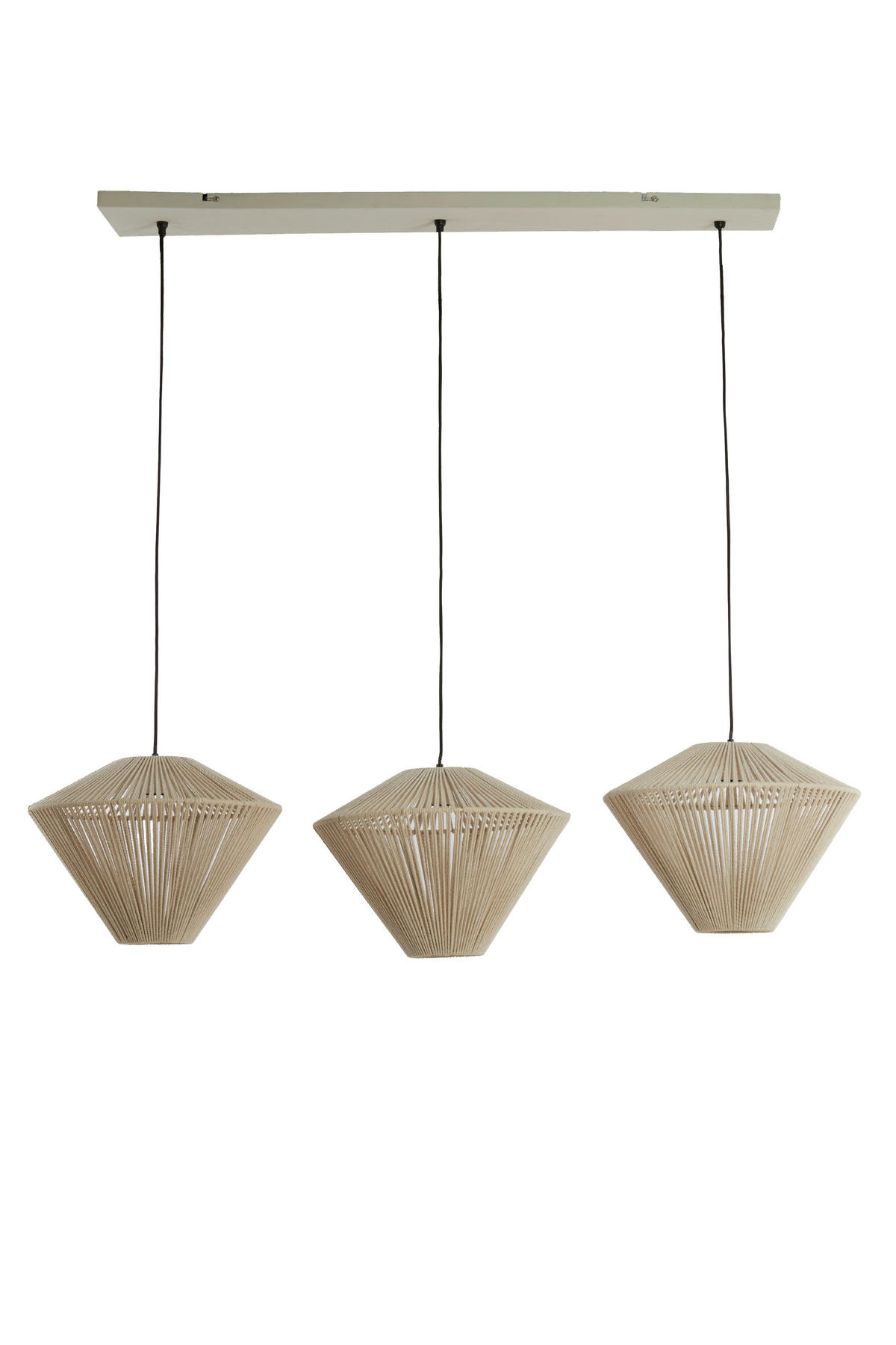 HÄNGELEUCHTE Felida 120/42/130 cm   - Weiß, Design, Metall (120/42/130cm) - Light & Living