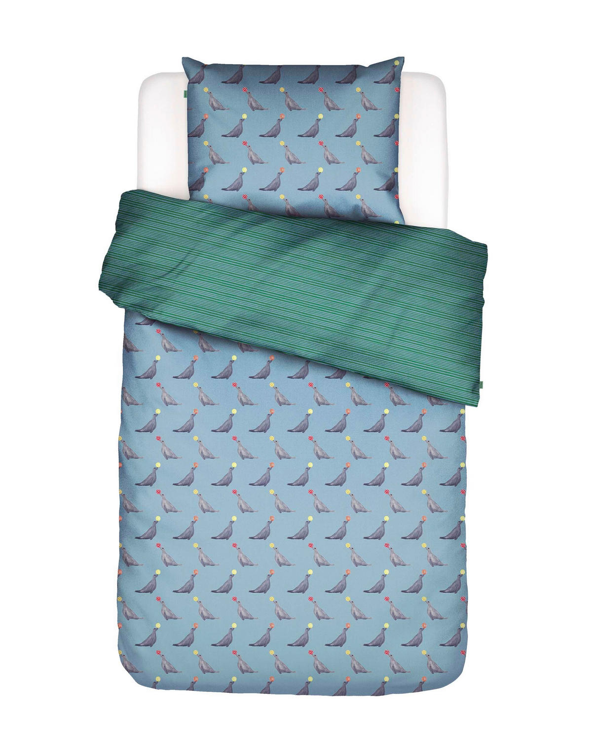 POSTEĽNÁ BIELIZEŇ, perkál, modrá, 140/200 cm - modrá, Basics, textil (140/200cm) - Essenza