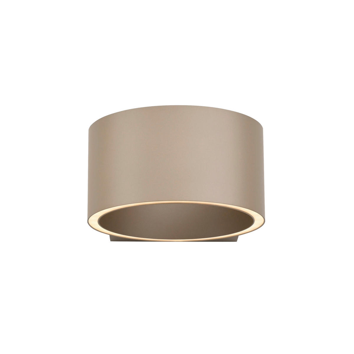 LED-WANDLEUCHTE Pure Clipse 18.5/15/8 cm  - Braun, Design, Kunststoff/Metall (18.5/15/8cm) - Neuhaus PURE