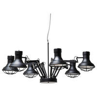 HÄNGELEUCHTE 110/60/110 cm  - Schwarz, Trend, Metall (110/60/110cm) - Kare-Design