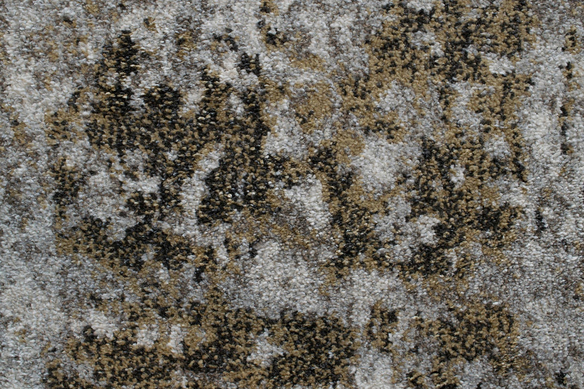 LÄUFER 67/340 cm Sorrent  - Silberfarben/Goldfarben, Design, Textil (67/340cm) - Novel