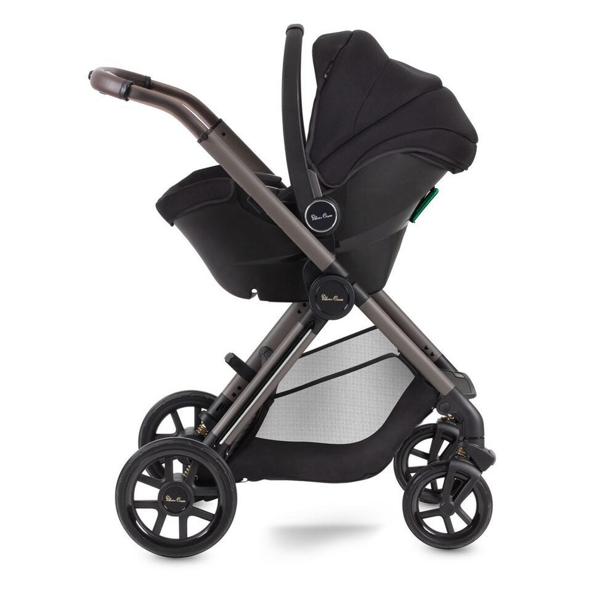 BARNVAGN Reef  - beige/greige, Design, metall/textil (85/98,5-112/61cm) - Silver Cross