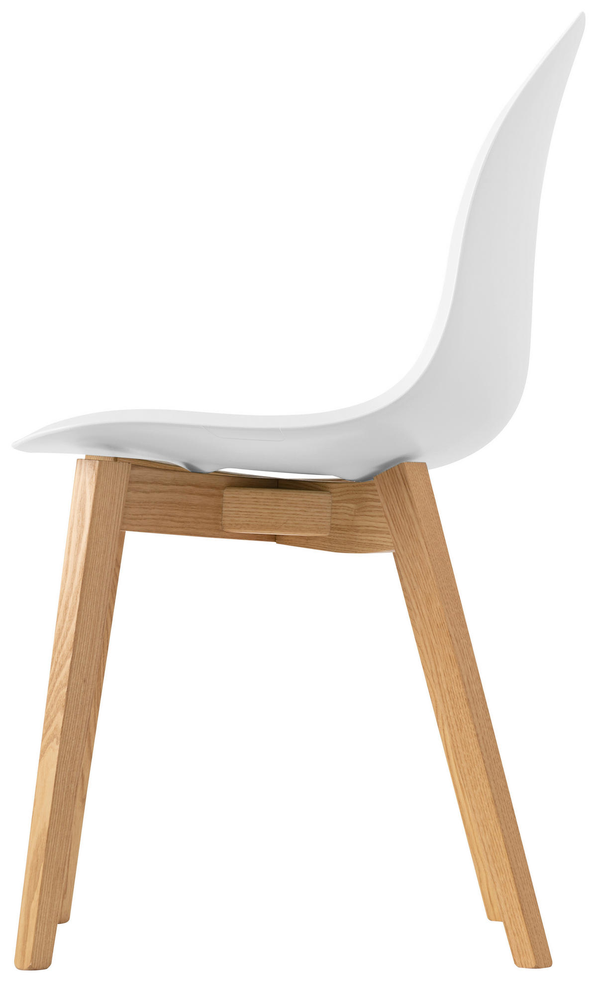 GARTENSTUHL-SET Eiche Weiß, Eichefarben  - Eichefarben/Weiß, LIFESTYLE, Holz/Kunststoff (50/50/50cm) - Connubia 