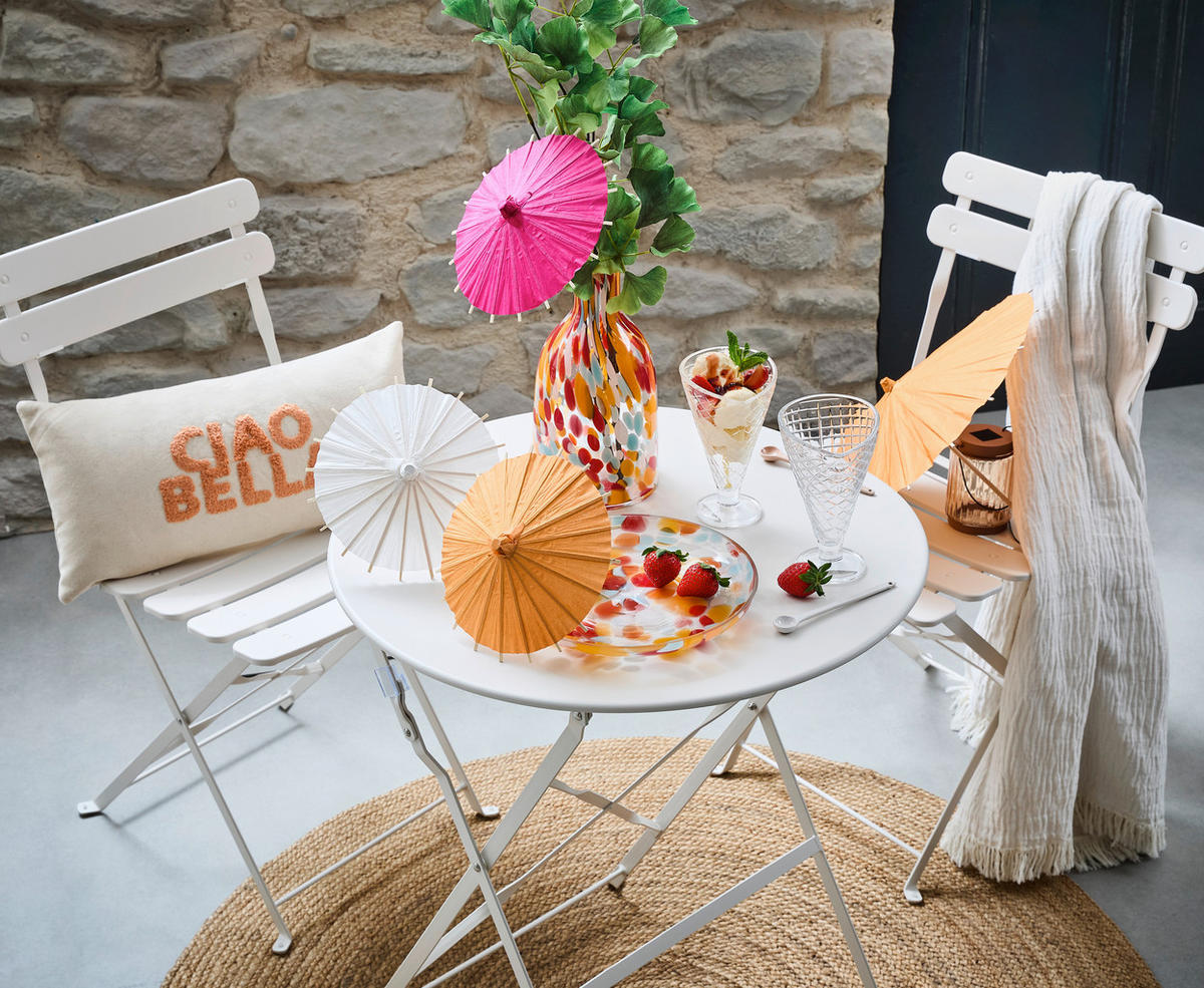 VASE 25 cm  - Multicolor, Basics, Glas (13,3/25cm)