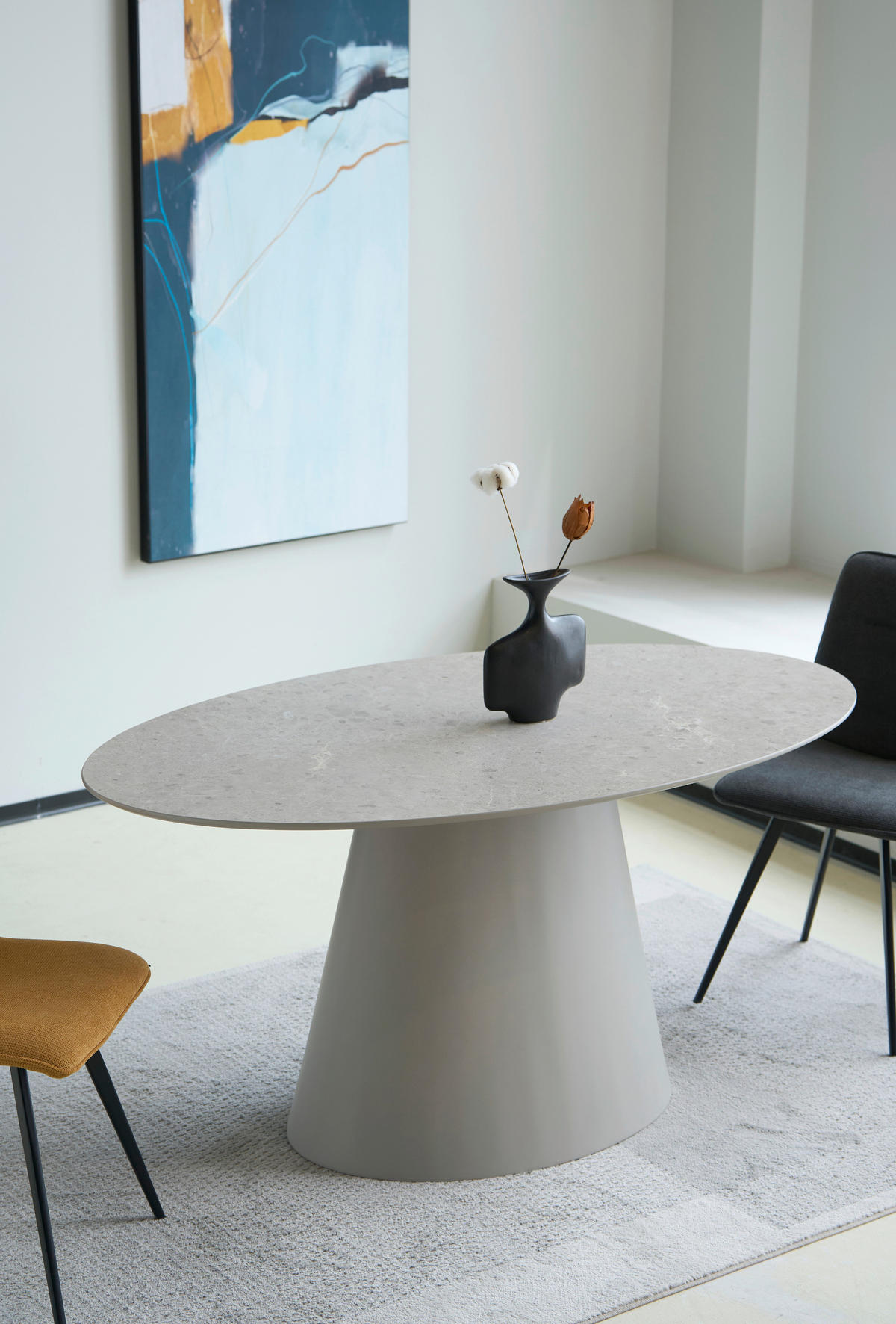 ESSTISCH - Hellgrau, MODERN, Holzwerkstoff (160/75/90cm) - Livetastic