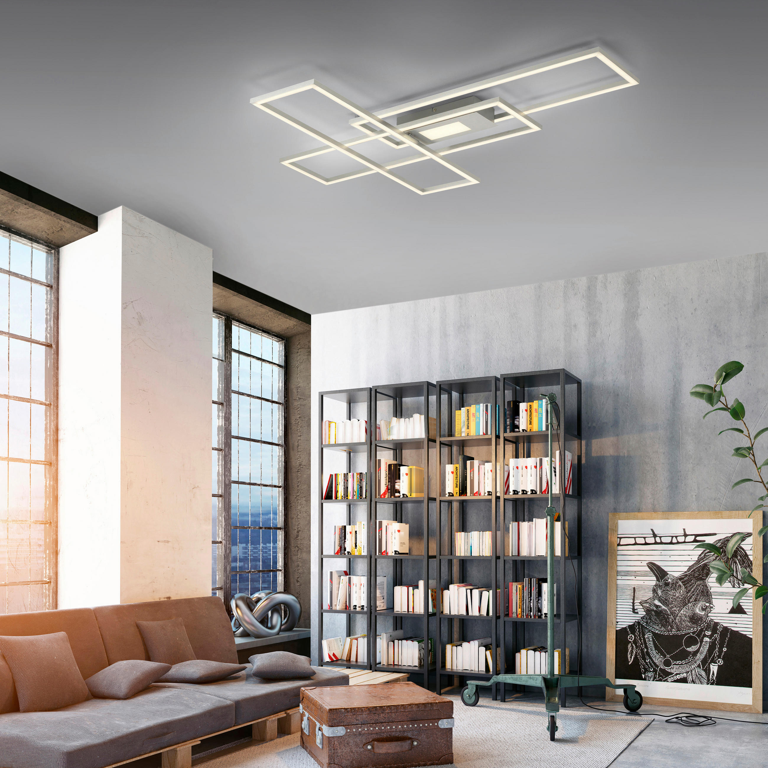LED-TAKLAMPA 98,9/69,4/6,8 cm  - Basics, metall (98,9/69,4/6,8cm)