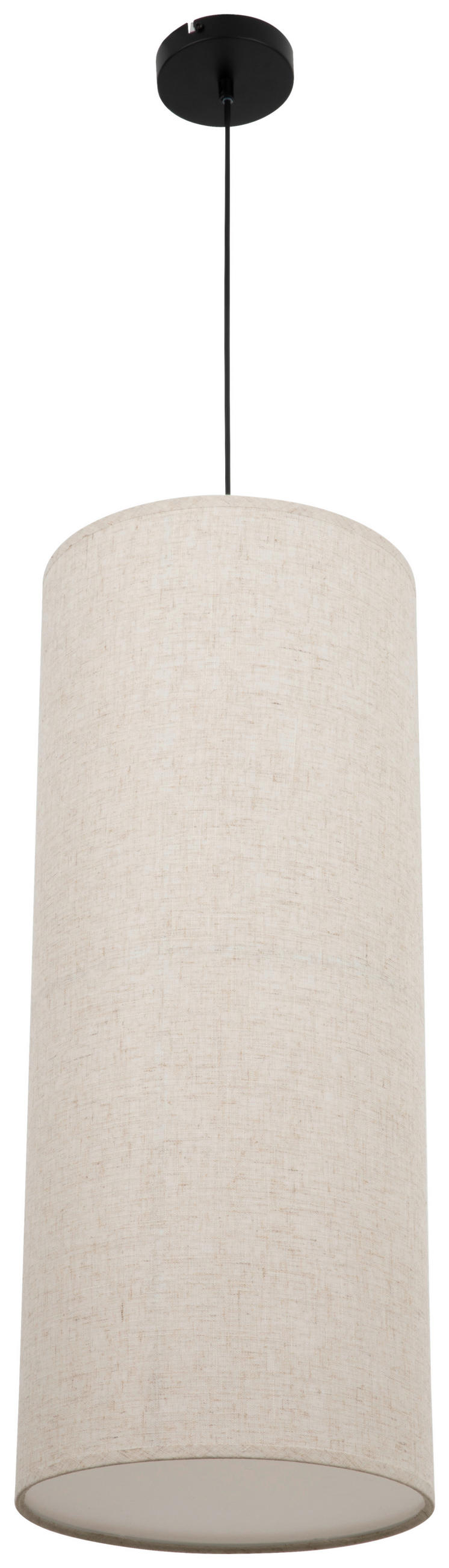 HÄNGELEUCHTE 30/120 cm   - Beige, Design, Kunststoff/Textil (30/120cm) - Collet's Monde