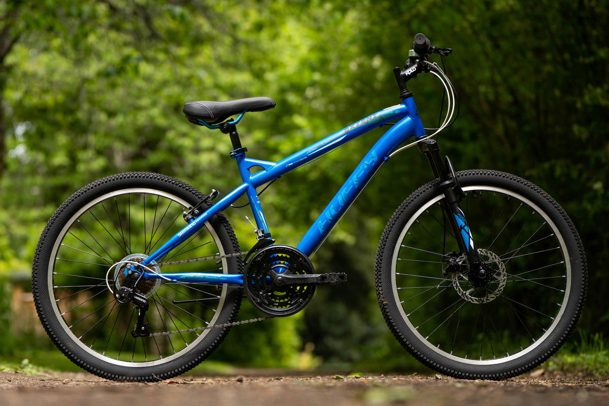 MOUNTAINBIKE 24 Zoll Kinder  - Blau, Basics, Metall (60,5/98/163cm)