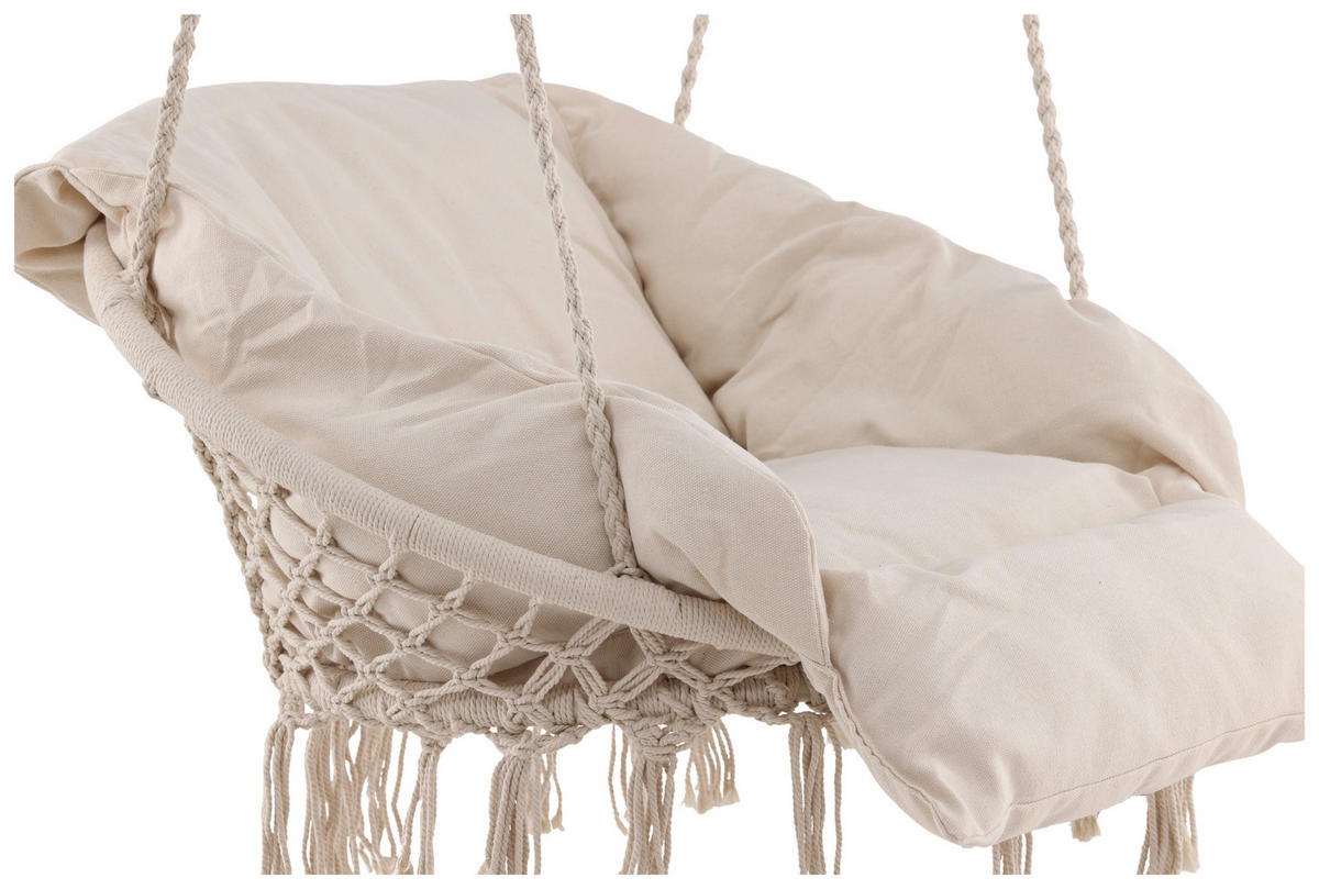 HÄNGESESSEL 80/90/60 cm  - Weiß, KONVENTIONELL (80/90/60cm) - Gardenson