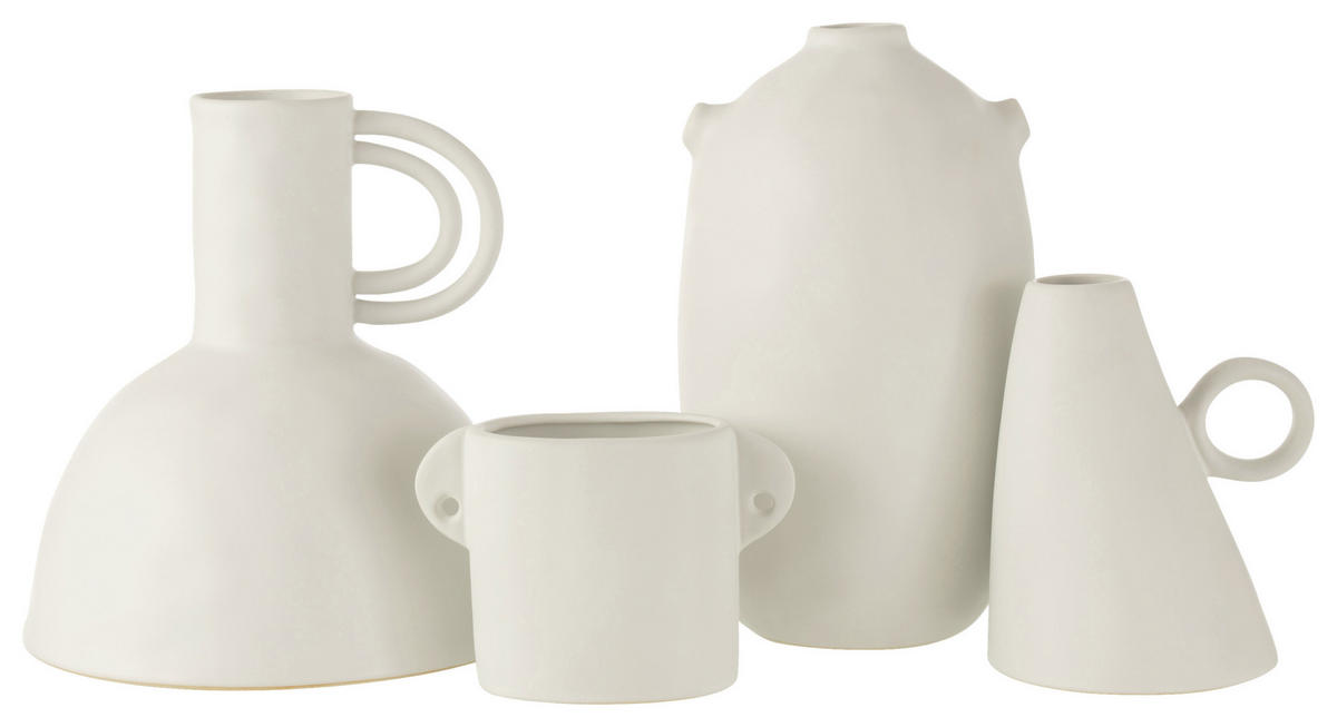 DEKOKRUG  - Weiß, Trend, Keramik (24/25/24cm)