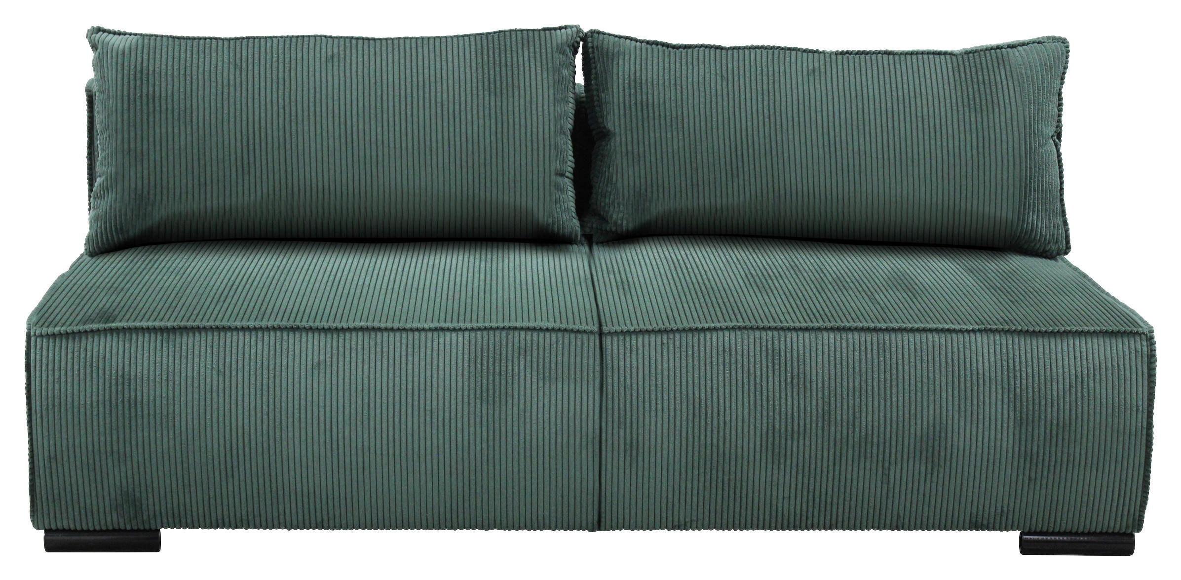 SCHLAFSOFA Struktur Grün  - Schwarz/Grün, Design, Kunststoff/Textil (202/90/99cm) - MID.YOU