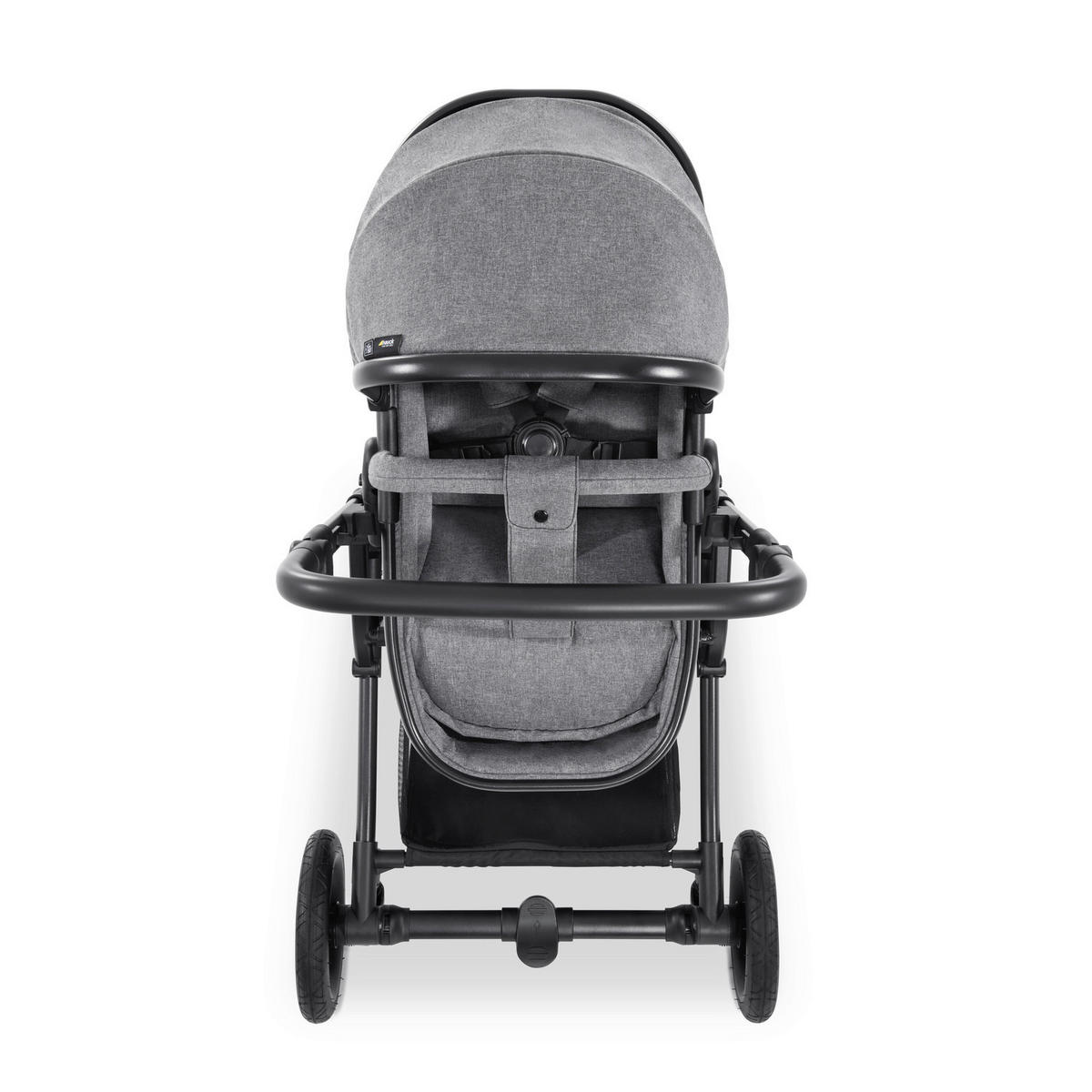 ZWILLINGSWAGEN ATLANTIK TWIN  - Schwarz/Grau, Basics, Textil/Metall (125/64/108cm) - Hauck