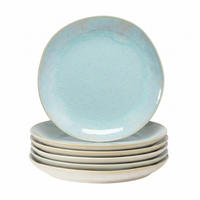 SPEISETELLERSET Creme, Pastellblau 28 cm EIVISSA  - Pastellblau/Creme, Basics, Keramik (28cm) - Costa Nova
