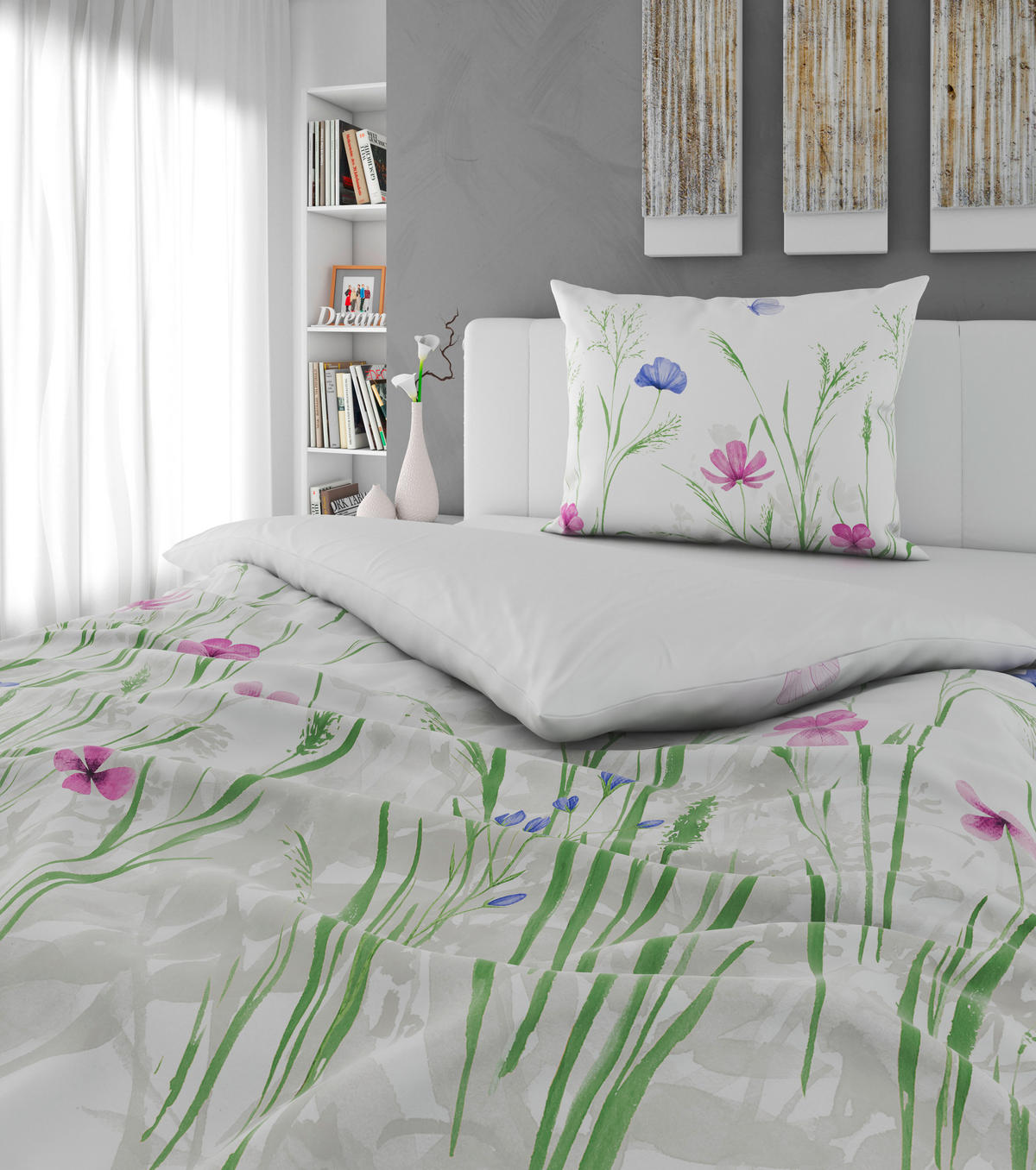 POSTELJINA SA DVA LICA 140/200 cm saten lila  - lila, tekstil (140/200cm) - Esposa