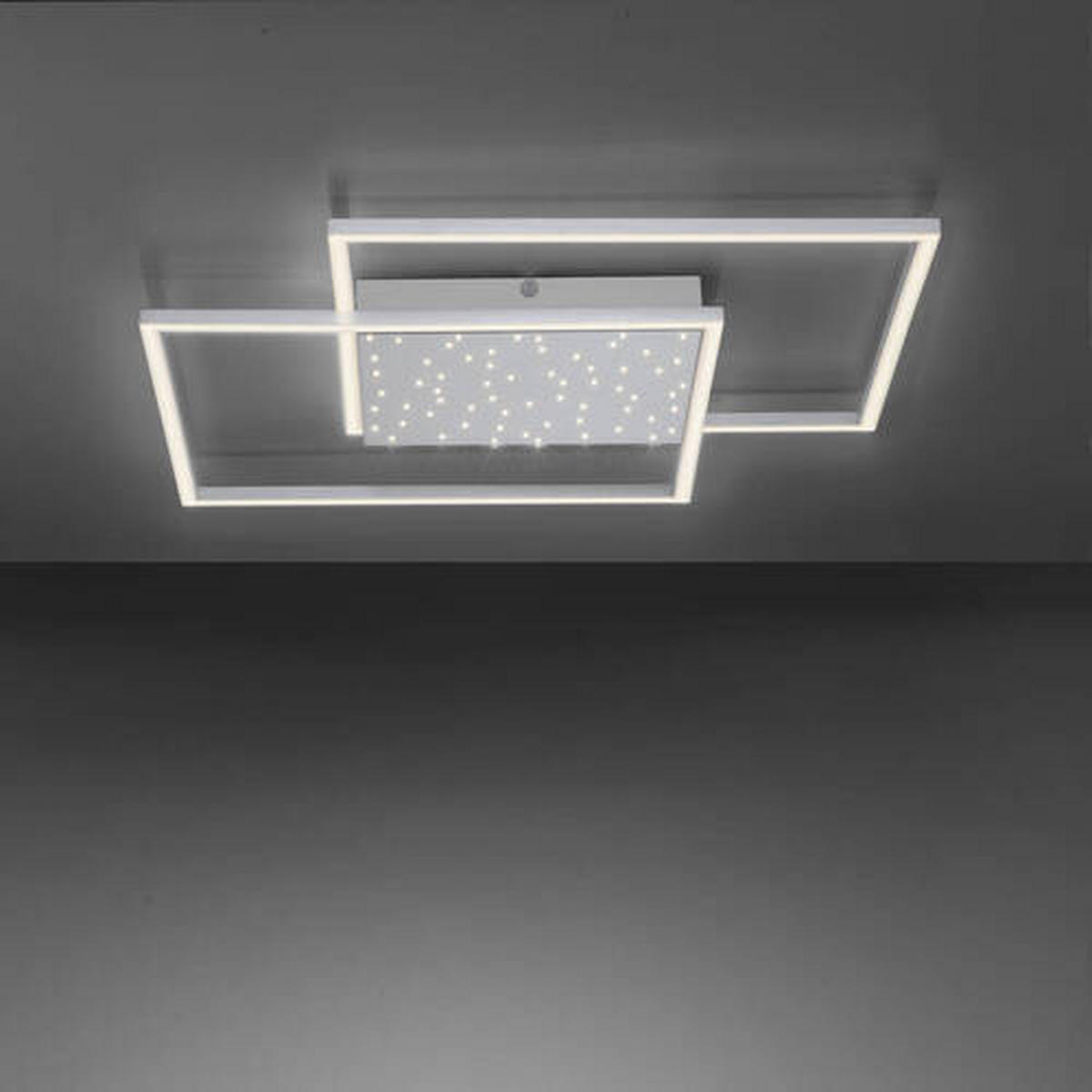 LED-DECKENLEUCHTE 67/67/5 cm   - Grau, Design, Metall (67/67/5cm) - Paul Neuhaus