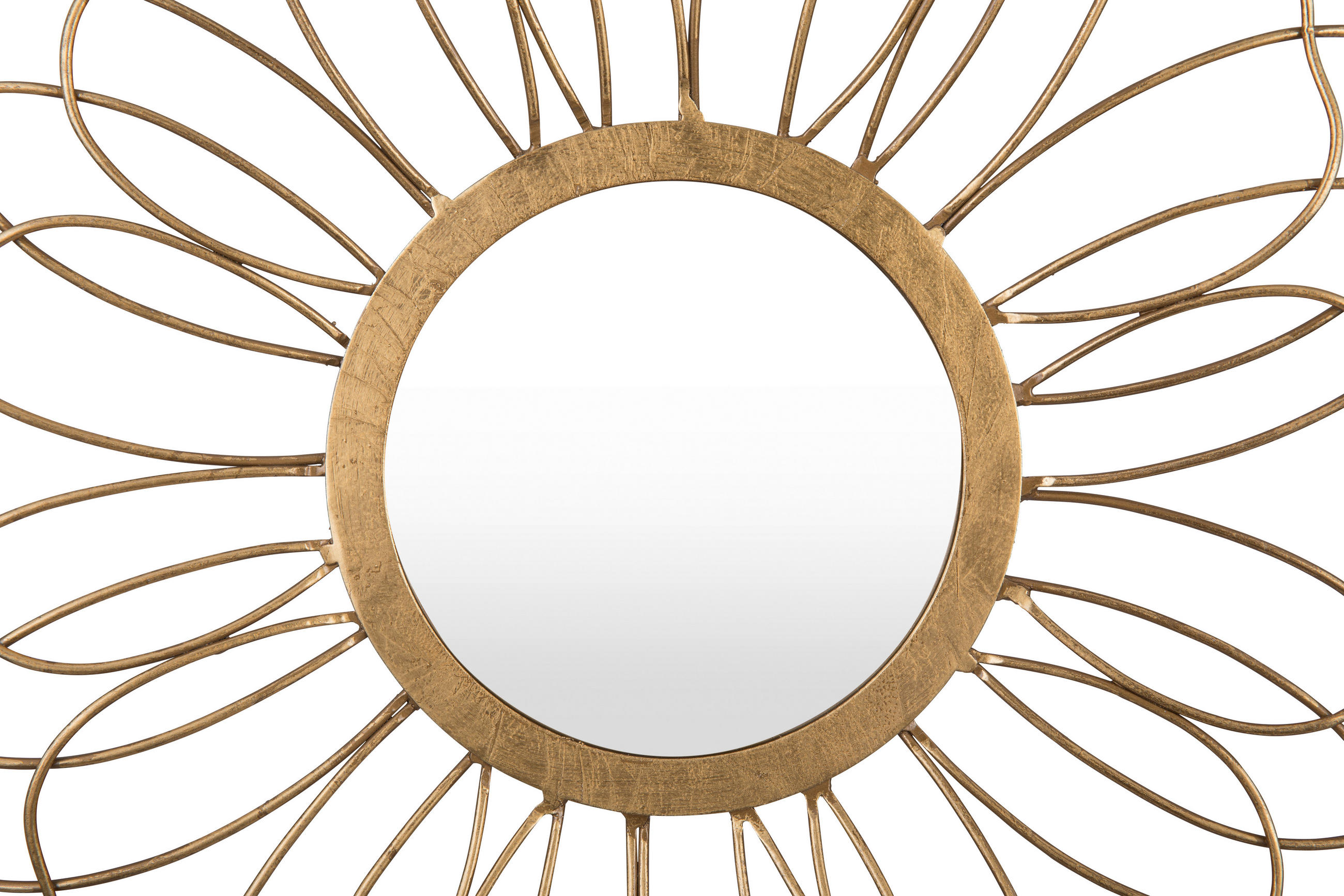 VÄGGSPEGEL 51/51/3,5 cm    - guldfärgad, Trend, metall/glas (51/51/3,5cm) - Xora