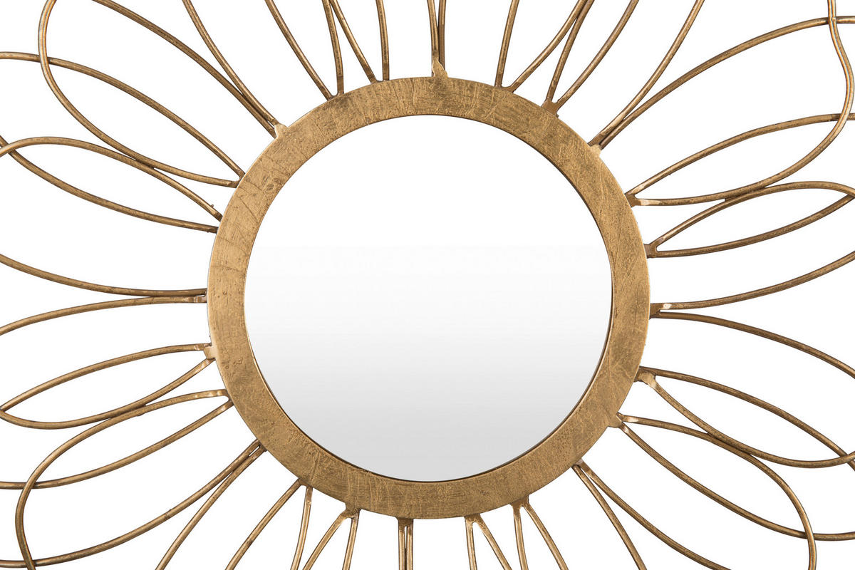 VÄGGSPEGEL 51/51/3,5 cm    - guldfärgad, Trend, metall/glas (51/51/3,5cm) - Xora