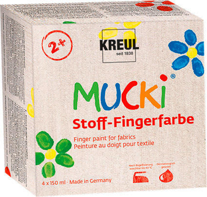 ACRYLFARBE - Blau/Gelb, KONVENTIONELL (14/6,5/14cm)