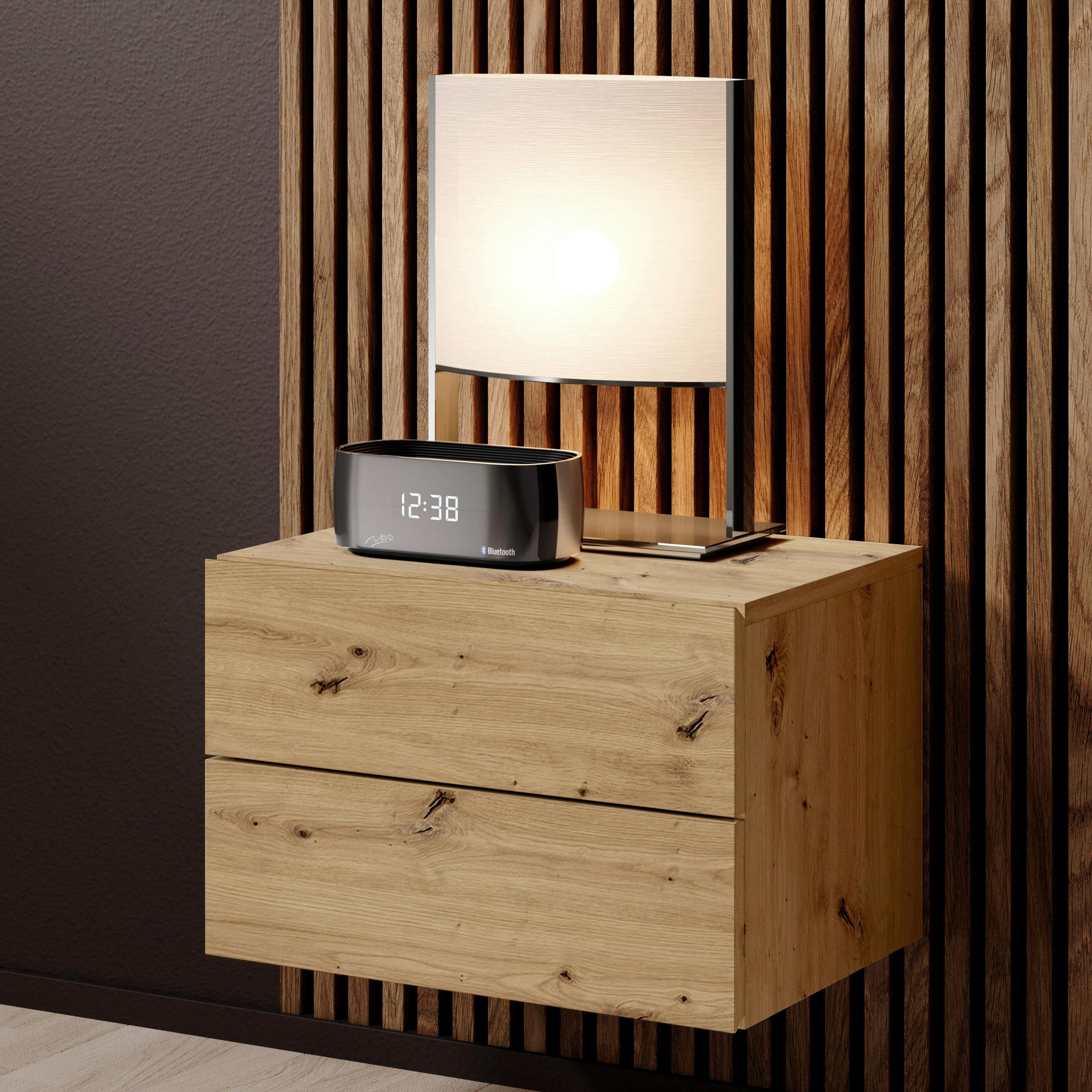 NACHTKÄSTCHEN 42/28/30 cm  in Eiche Artisan  - Eiche Artisan, MODERN, Holzwerkstoff (42/28/30cm) - Livetastic