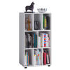 AKTENREGAL 60/114/40 cm  - Weiss/Schwarz, Modern, Holzwerkstoff/Kunststoff (60/114/40cm) - MID.YOU