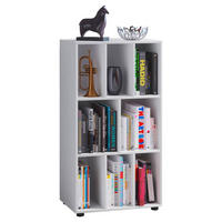 AKTENREGAL 60/114/40 cm  - Weiss/Schwarz, Modern, Holzwerkstoff/Kunststoff (60/114/40cm) - MID.YOU