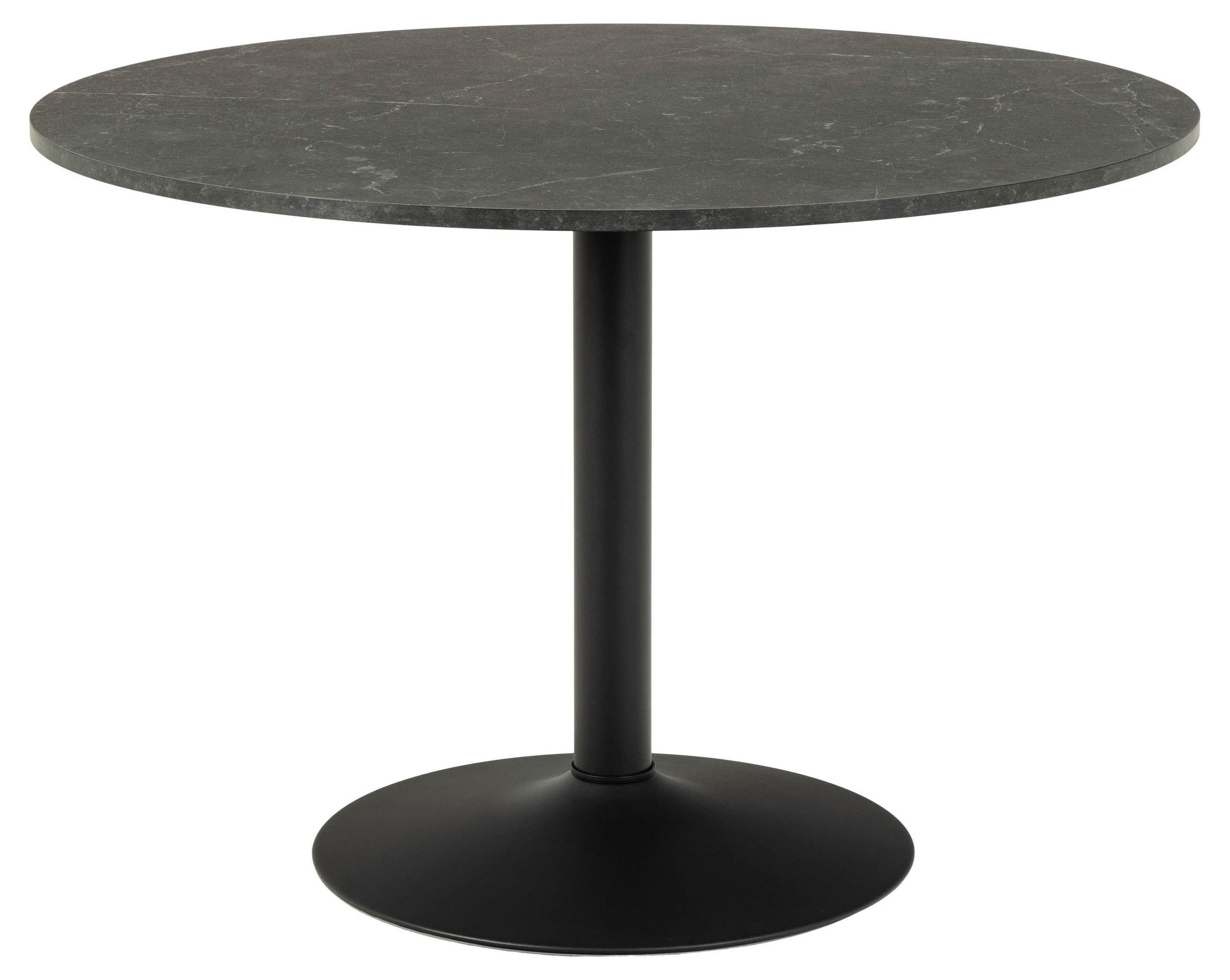 Carryhome Esstisch Schwarz 110x74x110 cm