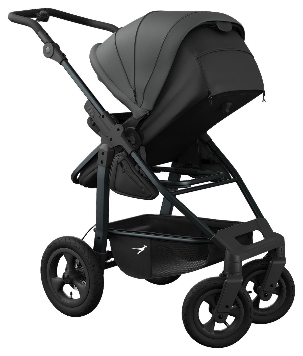 KOMBIKINDERWAGEN  - Anthrazit, Basics, Metall (57/110/108cm) - TFK