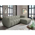 ECKSOFA  in Chenille Dunkelgrau  272/172 cm  - Dunkelgrau/Schwarz, KONVENTIONELL, Kunststoff/Textil (272/172cm) - Carryhome