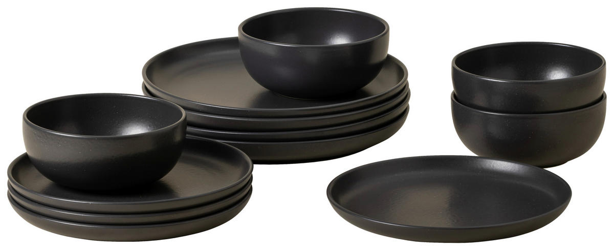 KOMBISERVICE Creme PACIFICA 12-teilig 4 Personen  - Creme, Basics, Keramik - Costa Nova