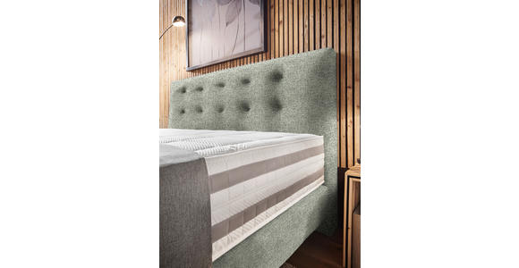 BOXSPRINGBETT 160/200 cm in Beige - Beige, KONVENTIONELL, Holz/Textil (160/200cm) - Dieter Knoll