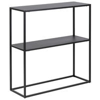 KONSOLENTISCH in Metall   79,5/80,5/26 cm  - Schwarz, Trend, Metall (79,5/80,5/26cm) - MID.YOU