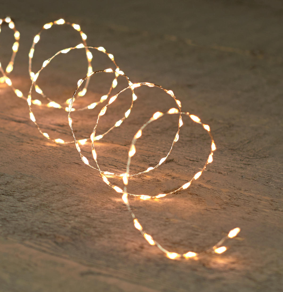 Lichterkette mit 66 LED´s 100 cm  - Silberfarben, Basics, Kunststoff/Metall (100cm)