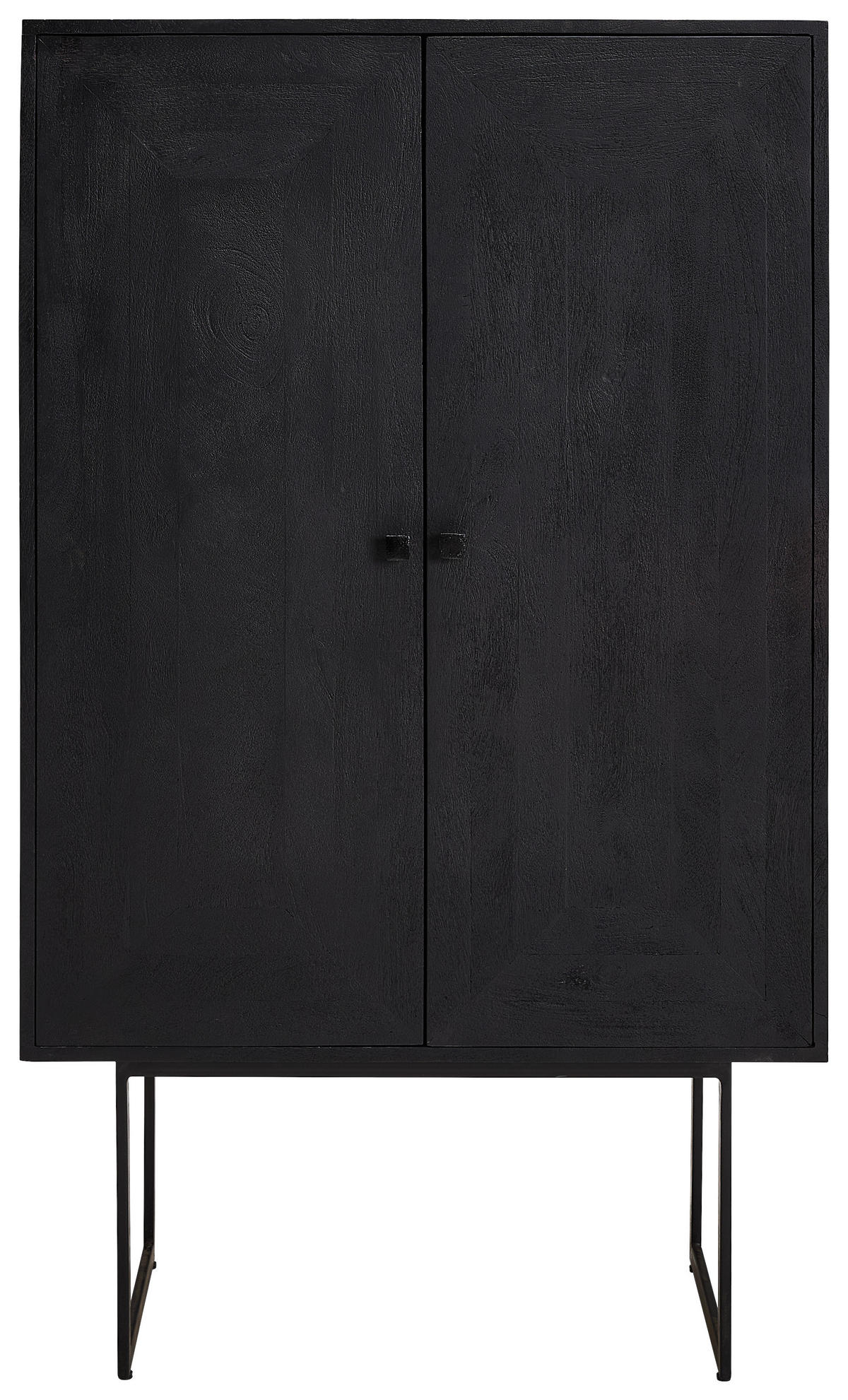 HIGHBOARD  in 85/145/40 cm  - Schwarz, Design, Holz/Metall (85/145/40cm) - Livetastic