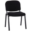 BESUCHERSTUHL Schwarz  - Schwarz, Basics, Textil/Metall (58/84/41cm) - MID.YOU