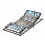 LATTENROST 90/200 cm Kopfteil, Fußteil, Mittelzone verstellbar, Buche  - Blau/Braun, Basics, Holz (90/200cm) - Dieter Knoll