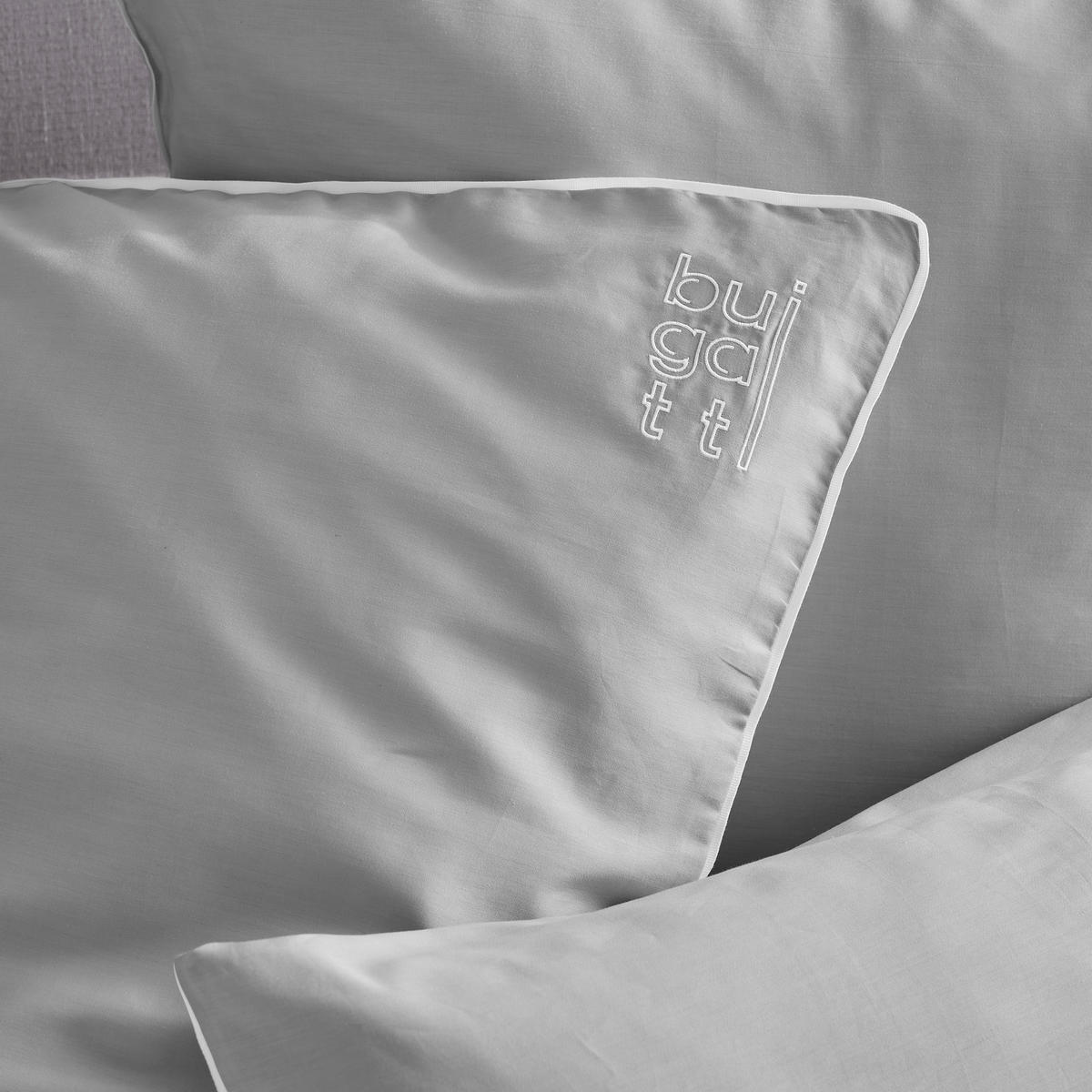 BETTWÄSCHE Makosatin 155/220 cm  - Silberfarben, Basics, Textil (155/220cm) - Bugatti