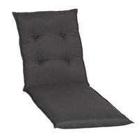 LIEGENAUFLAGE in Dunkelgrau Uni  - Dunkelgrau, Basics, Textil (191/58/8cm) - Gardenson