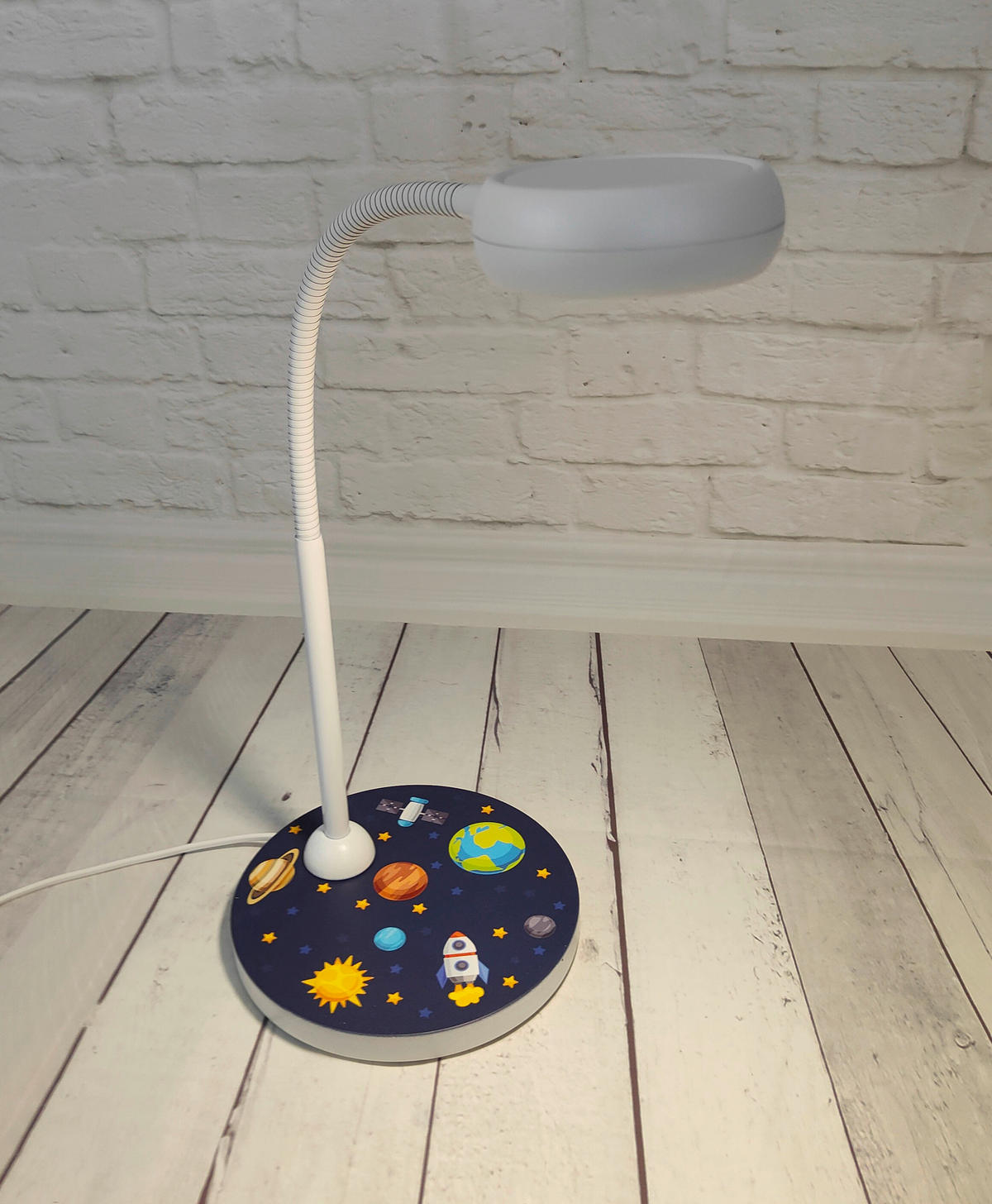 SCHREIBTISCHLEUCHTE 20/43/20 cm   - Multicolor/Weiß, Basics, Holzwerkstoff/Metall (20/43/20cm)