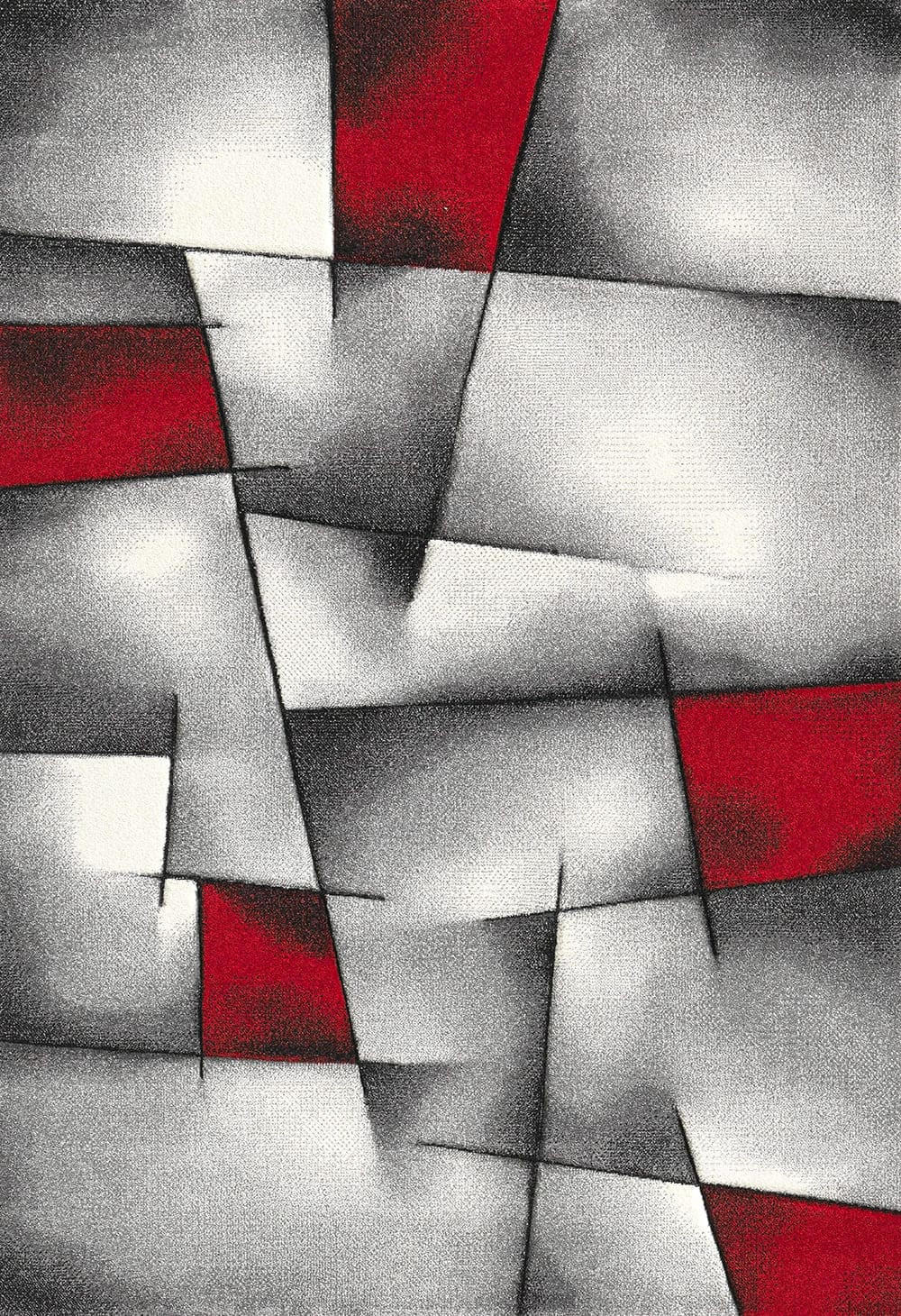 XXXLutz Webteppich Belis Essence Rot 200x290 cm