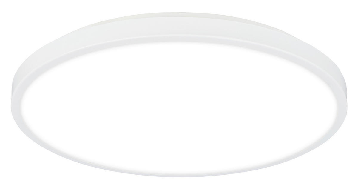 LED-DECKENLEUCHTE Kaida 33/6 cm   - Weiß, Basics, Kunststoff/Metall (33/6cm)