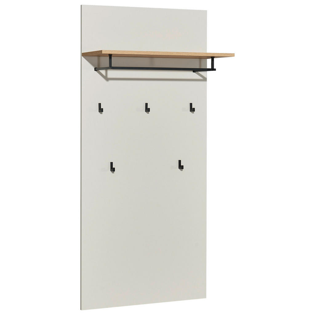 Garderobenpaneel Lime B: 70 Cm Kaschmir/eichefarben