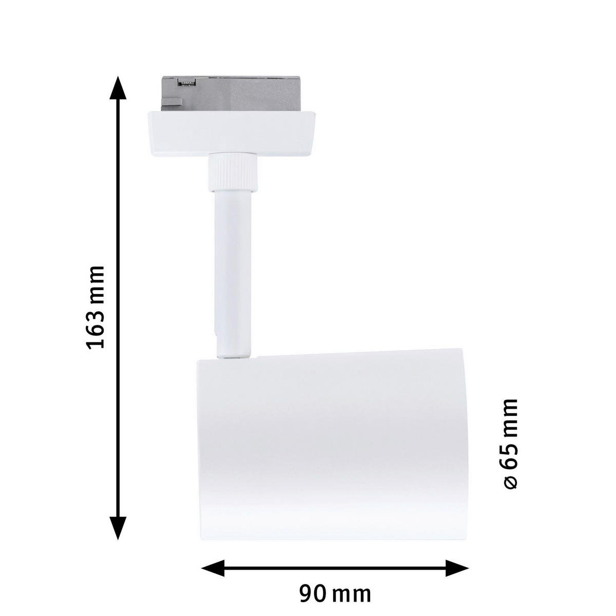 SCHIENENSYSTEM-STRAHLER - Basics (6,5/16,3cm) - Paulmann