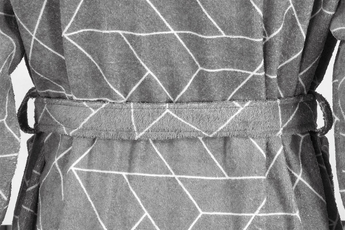 BADEMANTEL M Unisex  - Grau, Basics, Textil (Mnull) - Kayoom