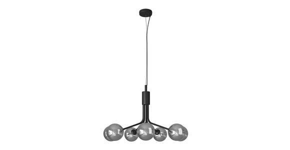 HÄNGELEUCHTE 65/150 cm  - Dunkelgrau, Design, Glas/Metall (65/150cm) - Novel