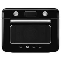 MINIBACKOFEN 50´s Style  - Schwarz Hochglanz, Basics, Metall (50/40/51cm) - SMEG