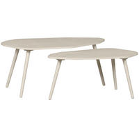 BEISTELLTISCHSET in Holzwerkstoff  - Sandfarben, Design, Holzwerkstoff - Livetastic